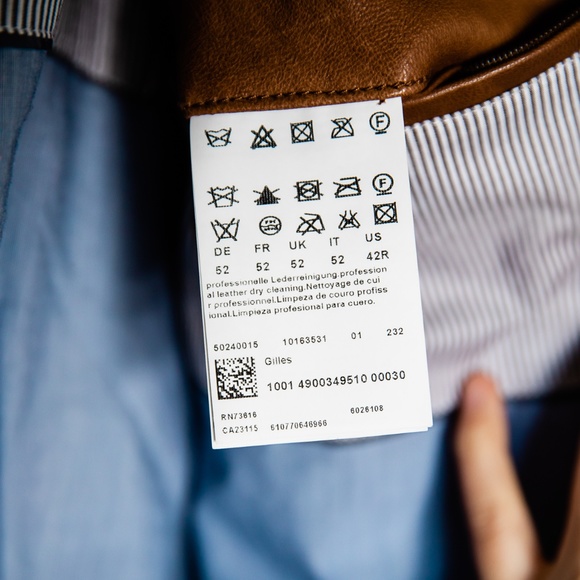 Hugo Boss Leather Jacket - Brown - 42R (L) - Picture 11 of 16